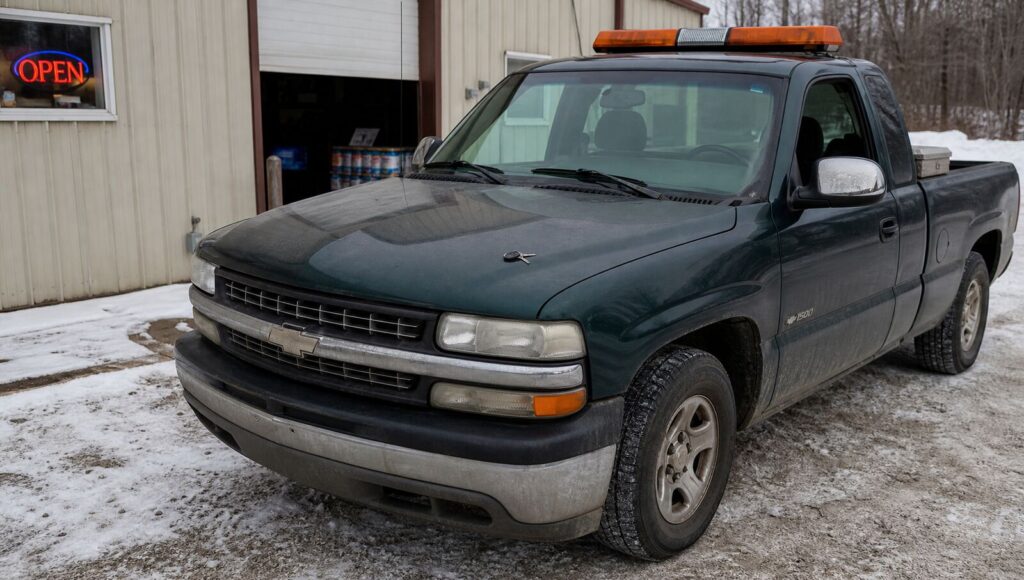 The mechanic handed him the keys to his truck