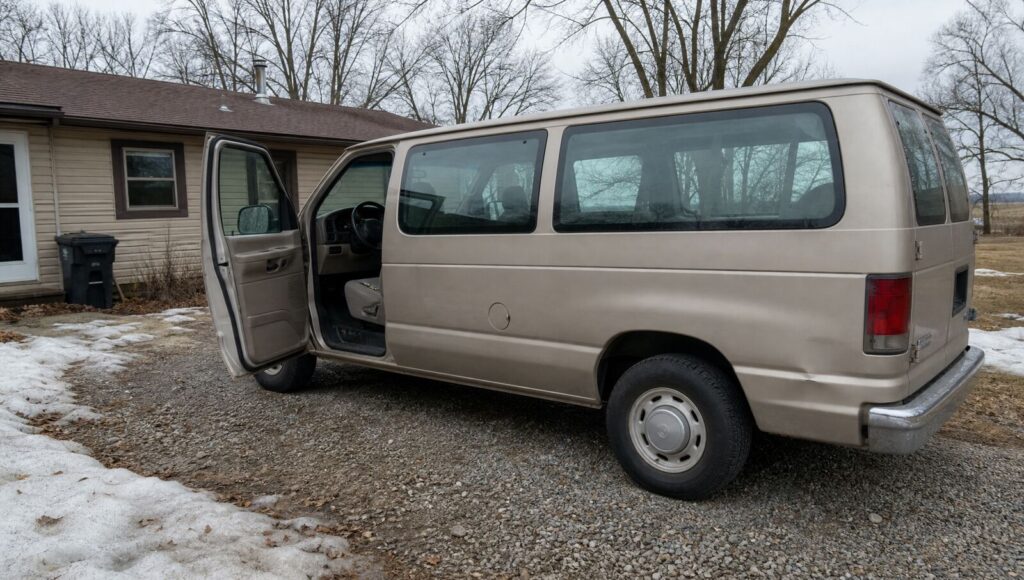 She gave a stranger a van so he could get to work