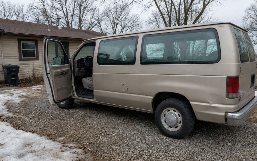 She gave a stranger a van so he could get to work